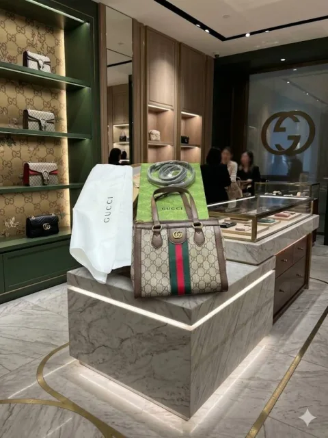 Guccci gg_ophidia_mini_tote_with_ogbox_dustbag_longbelt_603