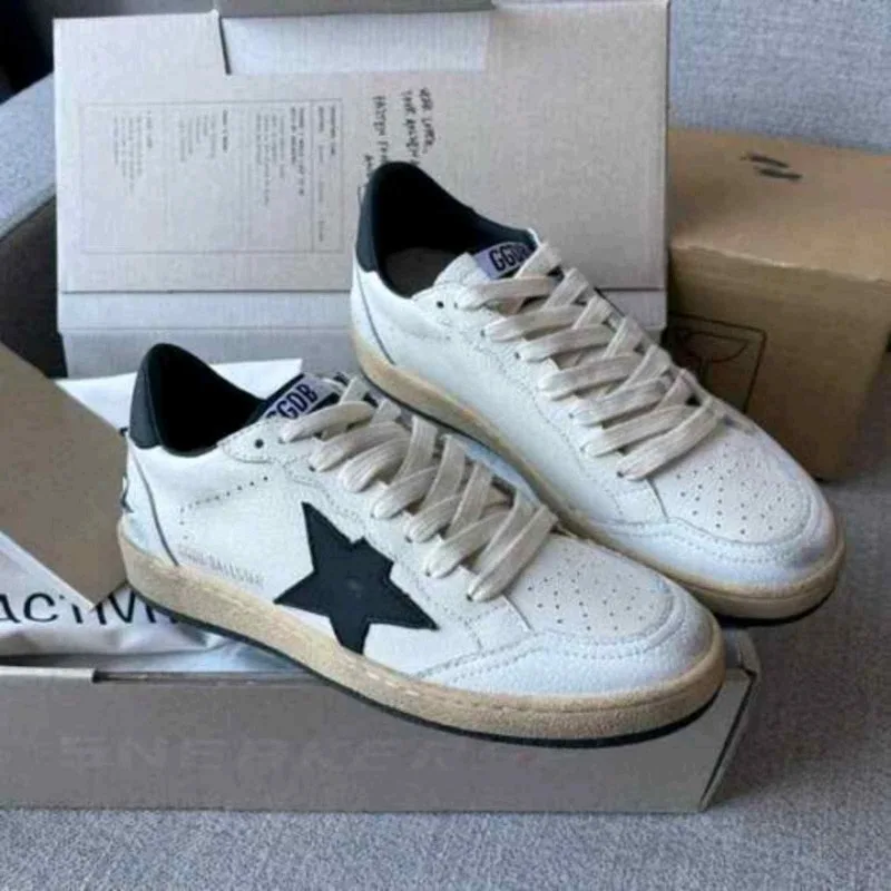 GOLDEN GOOSE BALLSTAR WHITE BLACK