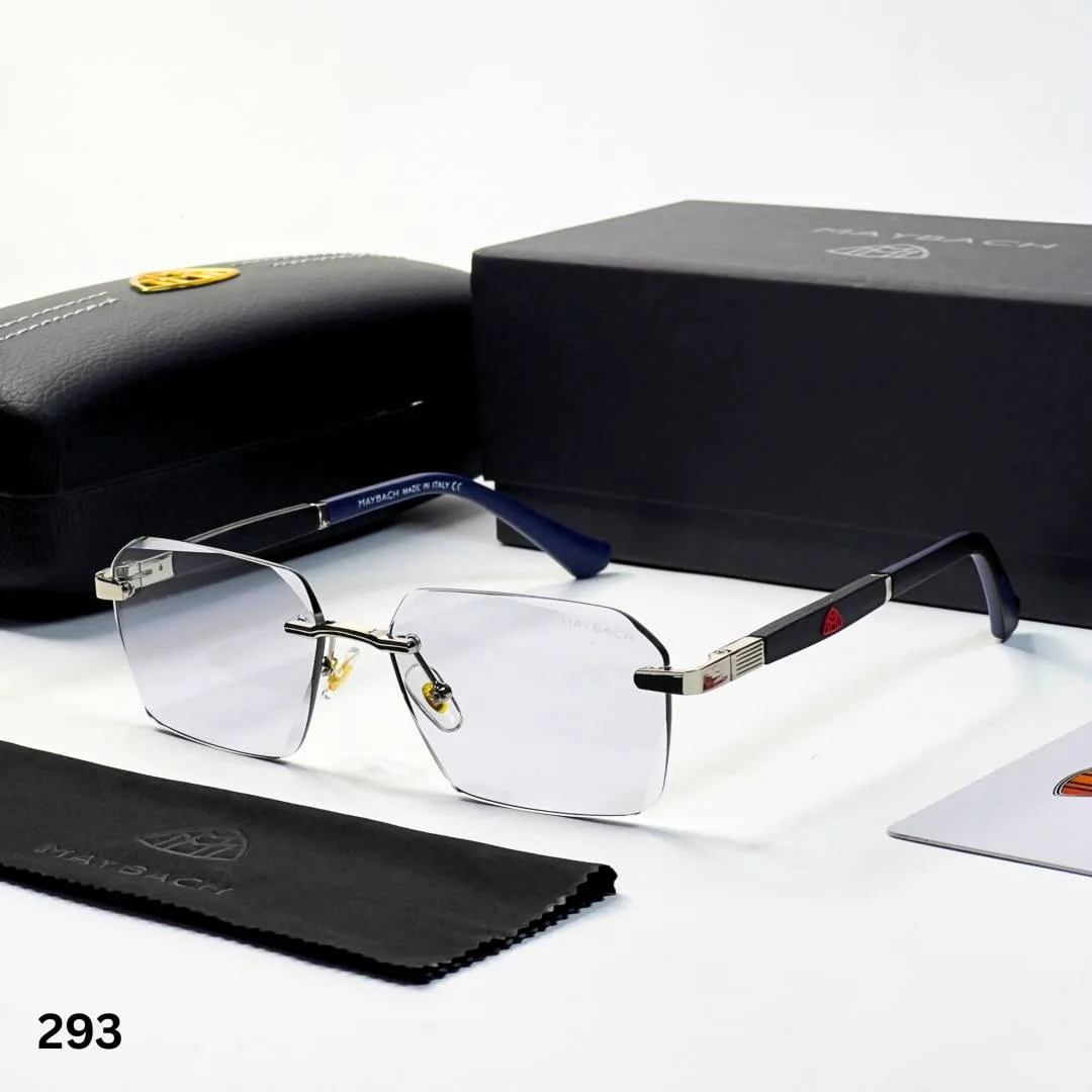 Maybac 293 silver black plano