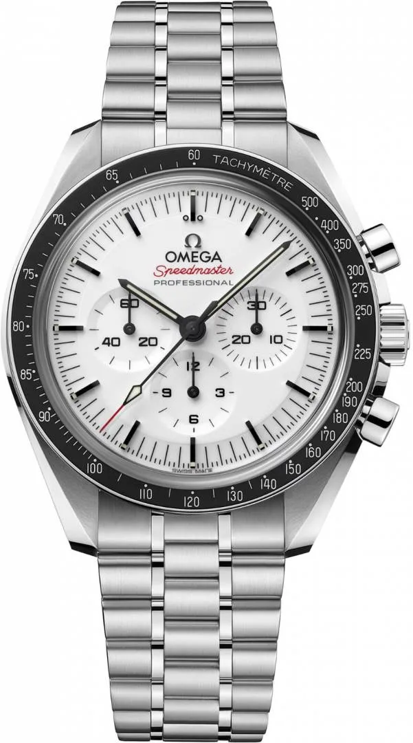 Omegha Speedmaster Moonwatch Professional silver white Chronograp