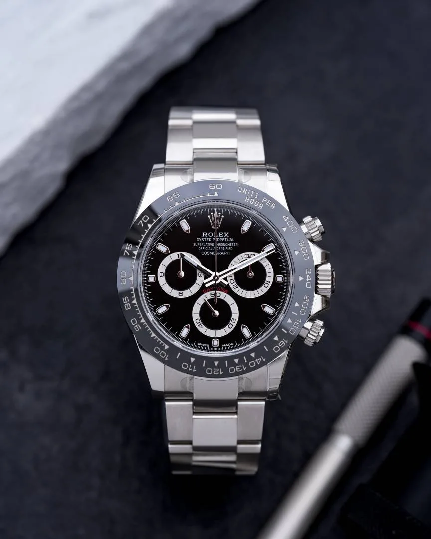 Rolee_x Oyster Perpetual Daytona Chosmograph Silver-Black