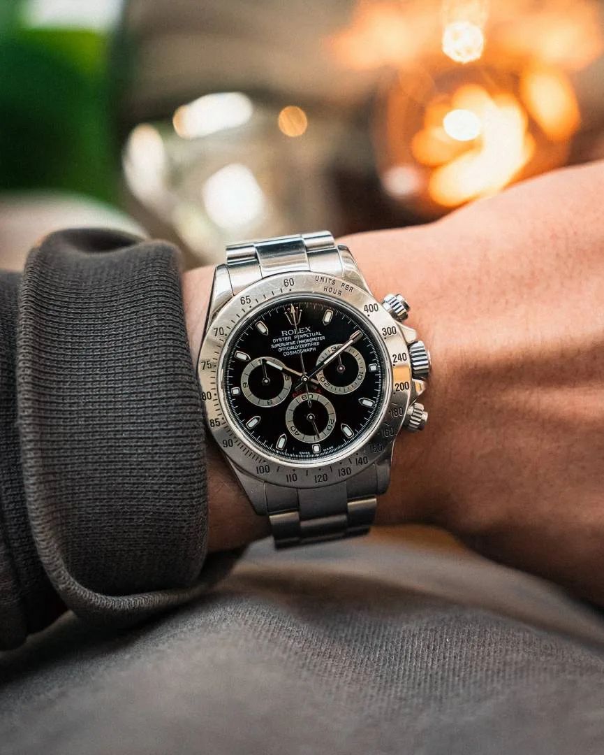 Rolee_x Oyster Perpetual Daytona Chosmograph Silver-Black