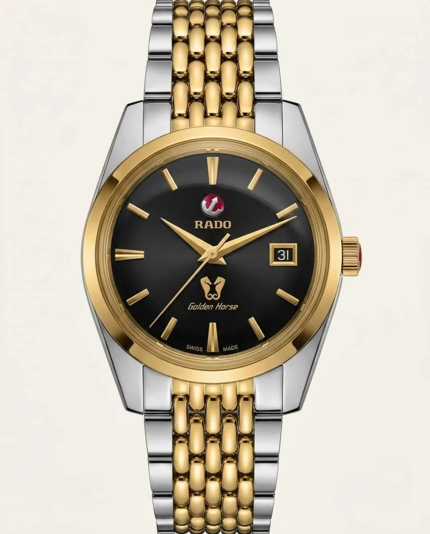 Raado Golden Horse Automatic 2 ton gold black