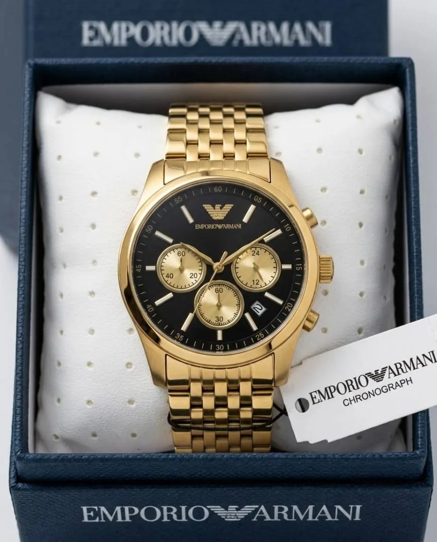 Emphorio Armaan_i AR11581 Chronograph Gold-Black