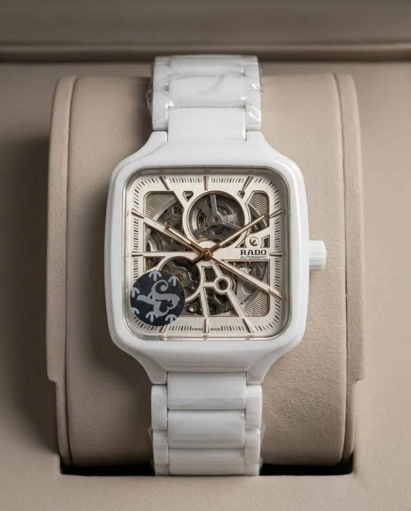 Radd_o True Square Automatic Ceramic White Copper line