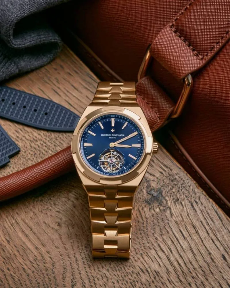 Vachero_on Constantin Overseas Tourbillon copper blue