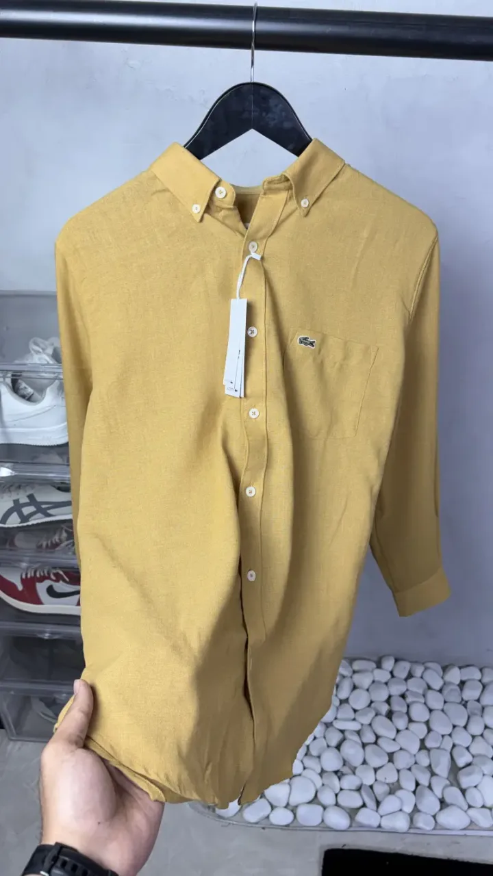 PURE LINEN SHIRT BY LACOST OG QUALITY 3172