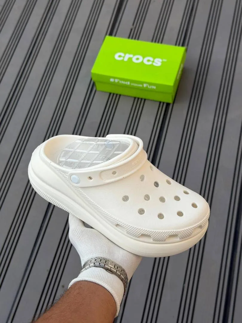 CROCCS MEGACRUSH clogs sandal WHITE