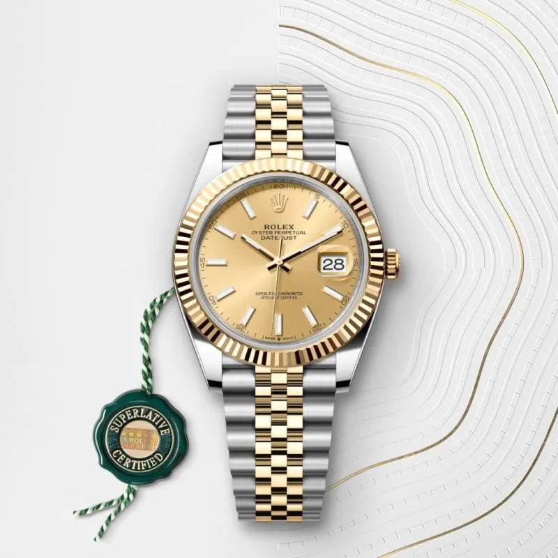 Rolee_x Oyster Perpetual Date Just 2Ton Gold Yellow
