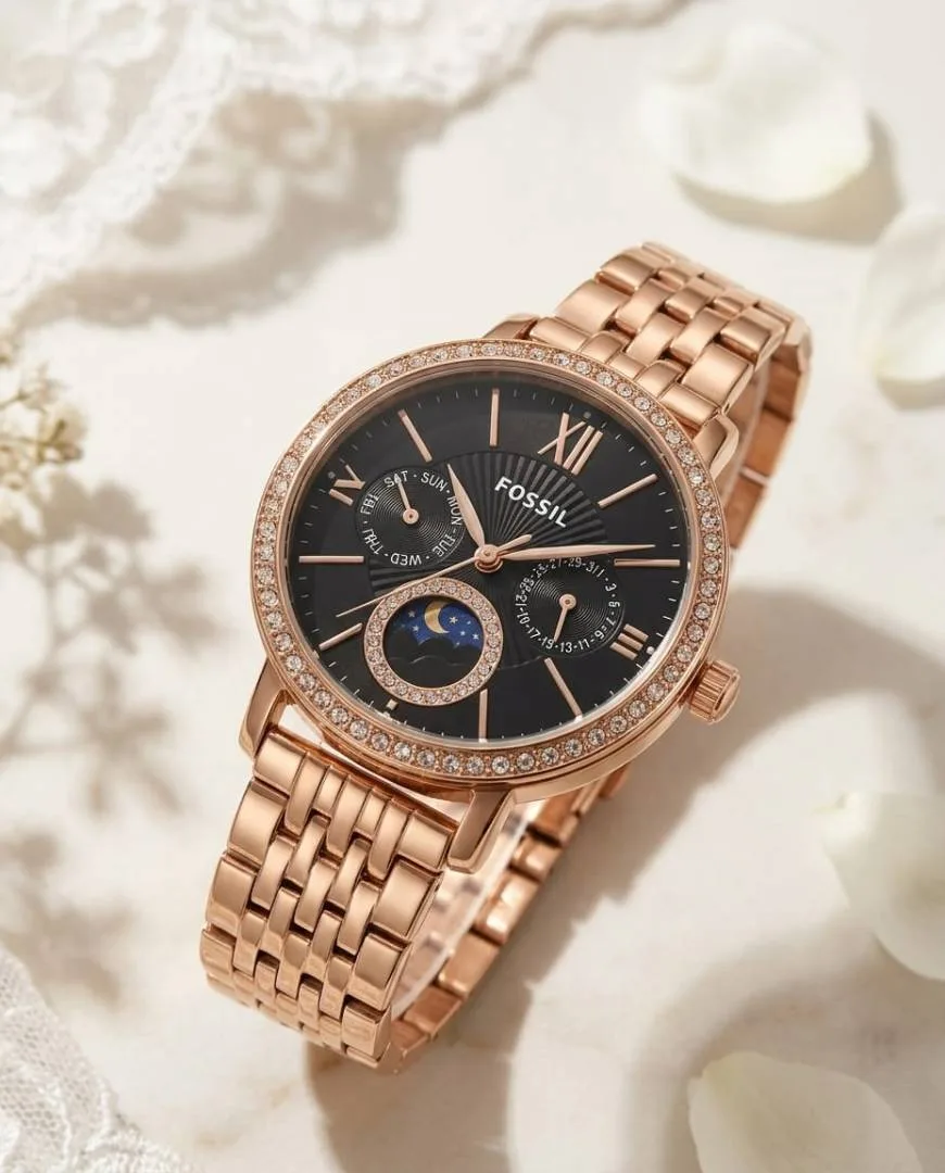 Fossii_l Es3121 Jacqueline Sun Moon Copper-Black