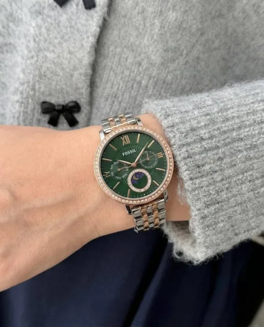 Fossii_l Es3121 Jacqueline Sun Moon Two-Tone-Copper-Green