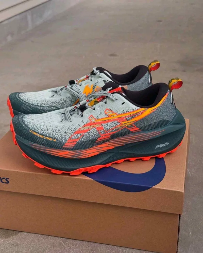 Asiccs Trabuco Max 4 Trail Cold Moss Nova Orange 2667