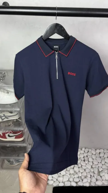 Hugo Bos Premium Polo T-Shirt With OG Box Packaging 3144