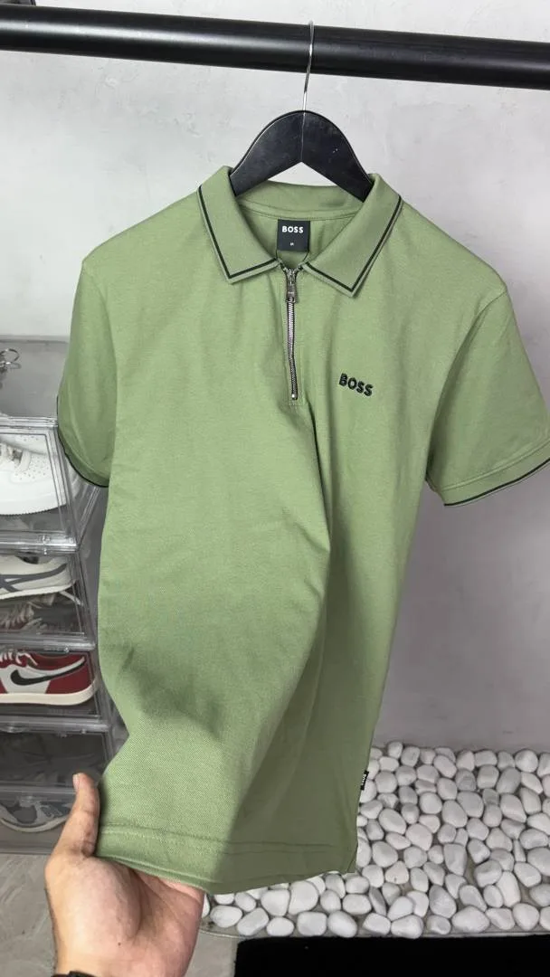 Hugo Bos Premium Polo T-Shirt With OG Box Packaging 3145