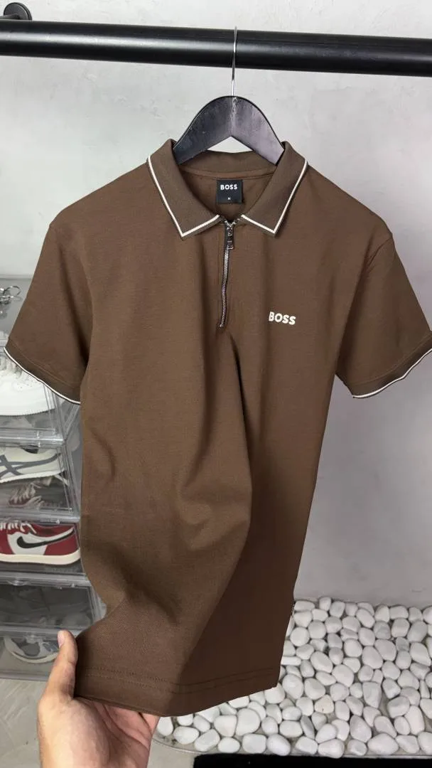 Hugo Bos Premium Polo T-Shirt With OG BOX PACKAGING 3146
