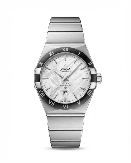 Omegg_a Constellation Co-Axial Chornometer Silver Textured Dial