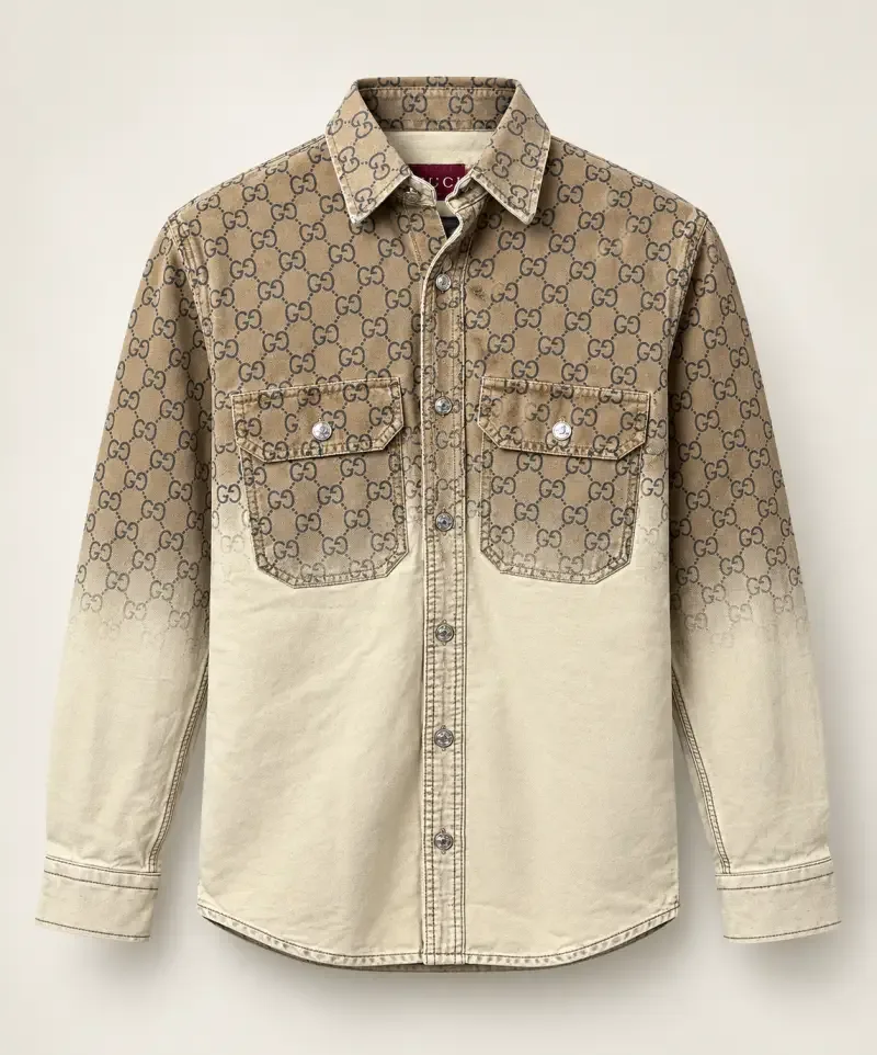 Guccci Premium Monogram Shirt 3143