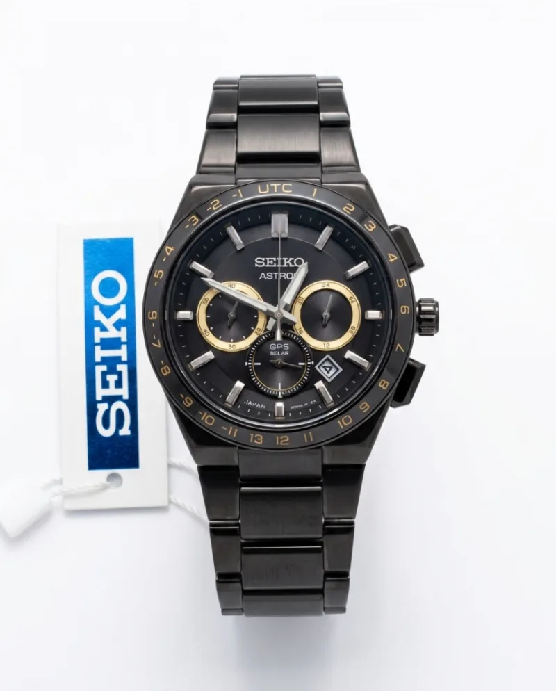 Seiko Astron Full Black Gold Chorno