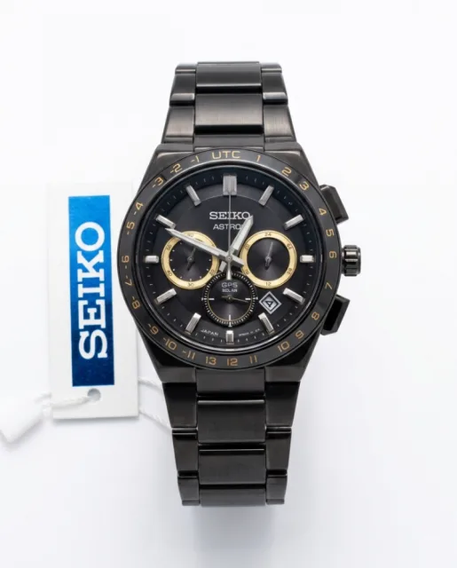 Seiko Astron Full Black Gold Chorno