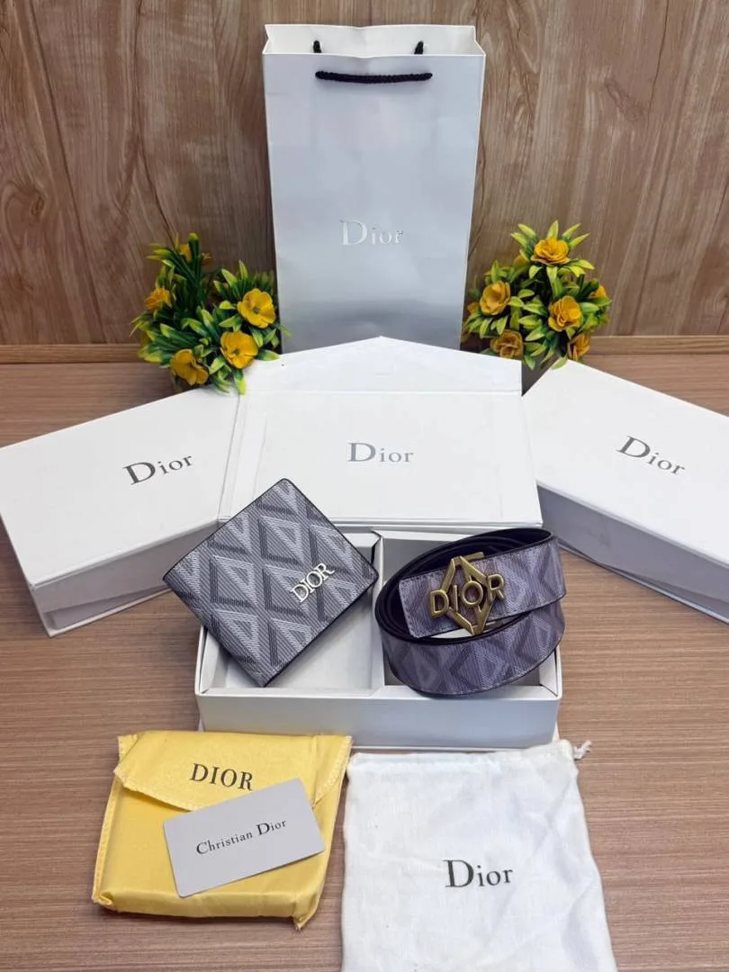 CHRISTINA DIYOR Premium Belt & wallet Combo C472