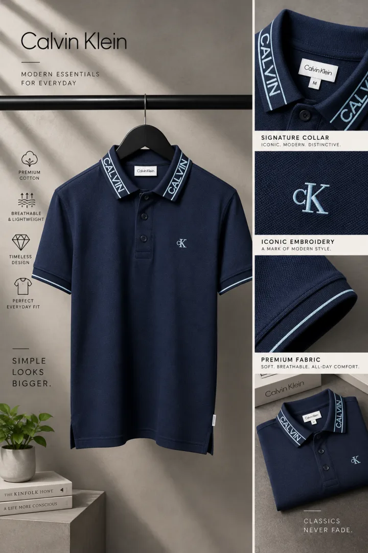 Calvin Kleiin Premium Polo T-Shirt 2579