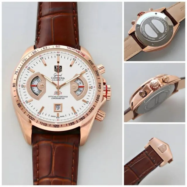 Tag heuee_r carrera calibre 17 brown white