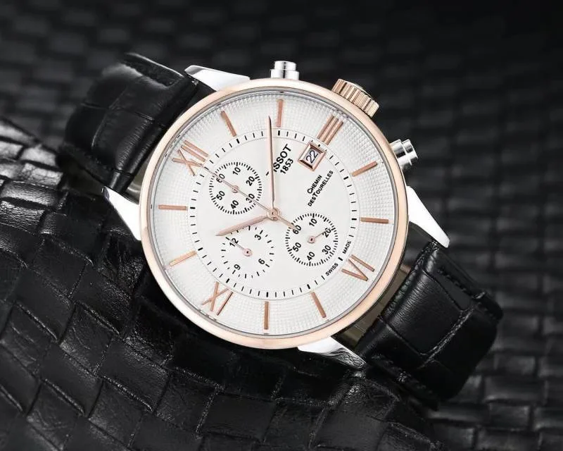 Tissoo_t 1853 Chemin Black-Copper-White