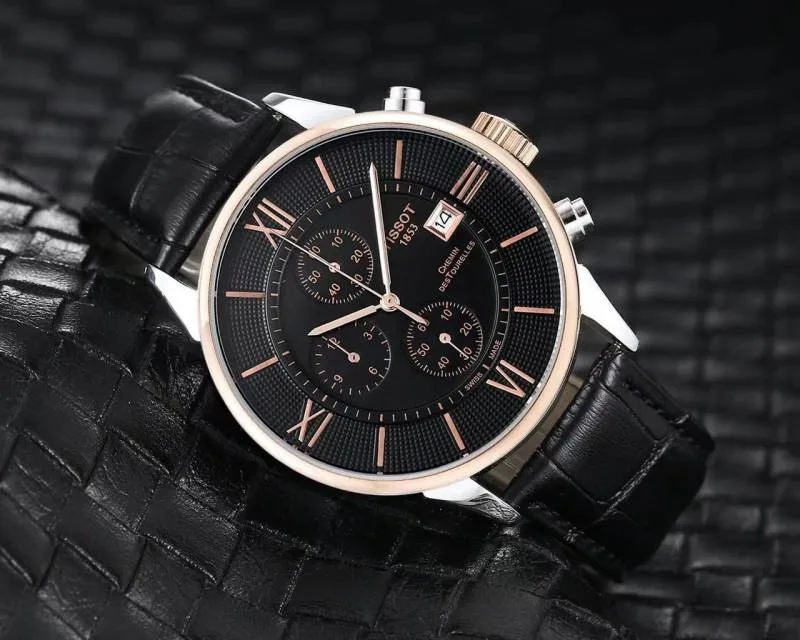 Tissoo_t 1853 Chemin Black-Copper-Black