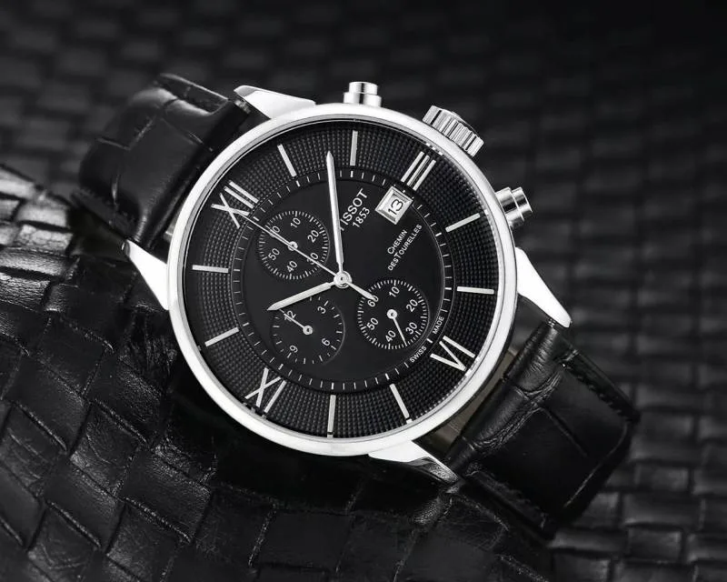Tissoo_t 1853 Chemin Black-Silver-Black