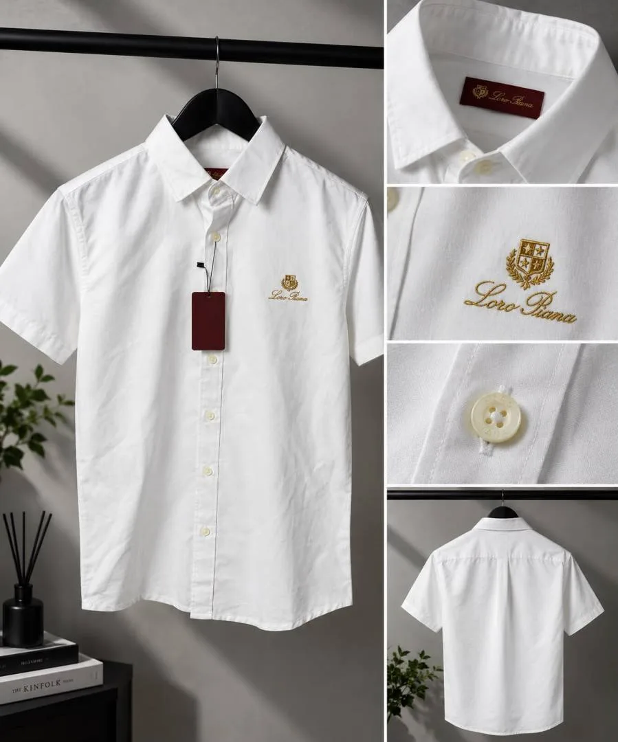 Loro Pian_a Premium Half Sleeves Shirt 2350