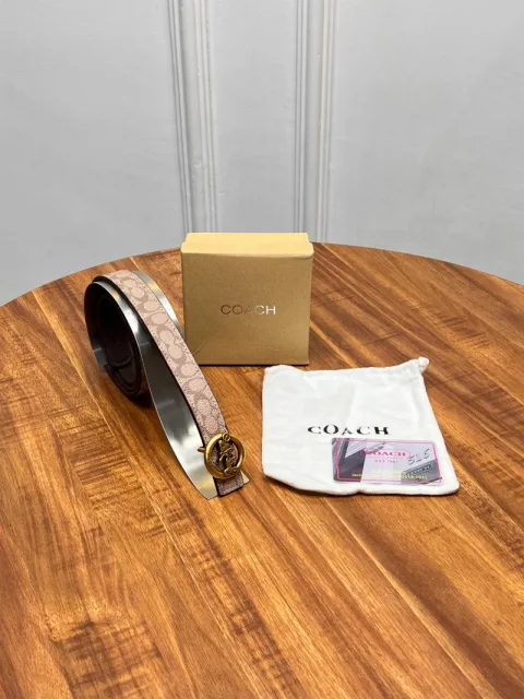 Coacch premium womens belt with ogbox Carrybag dustcover etc model no 419