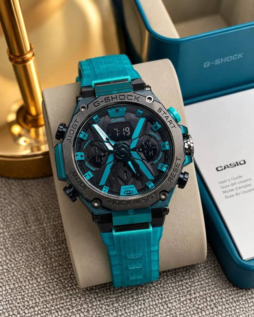 Casio G-Shock analog-digital sports sky blue