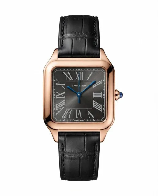 Cartiee_r Santos Dumont Square Copper Black Dial