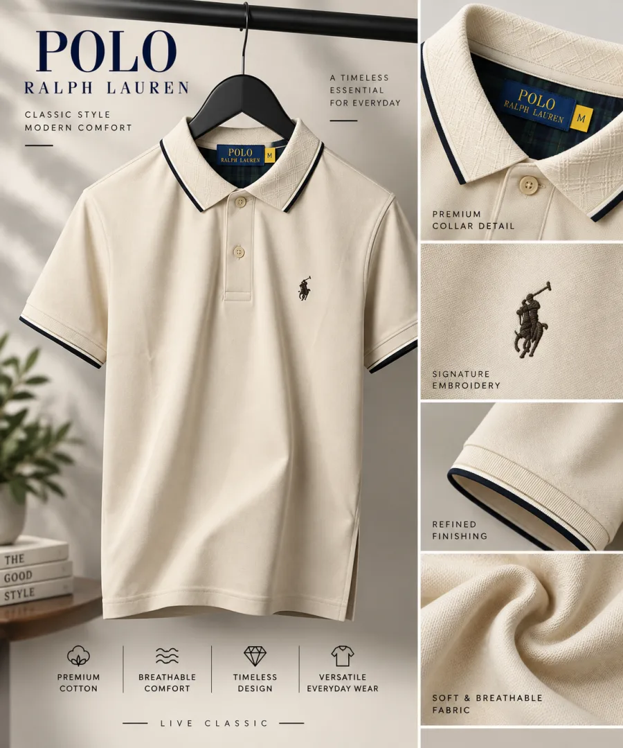 Ralp Laure_n Premium Polo T-Shirt with og box packaging 2153