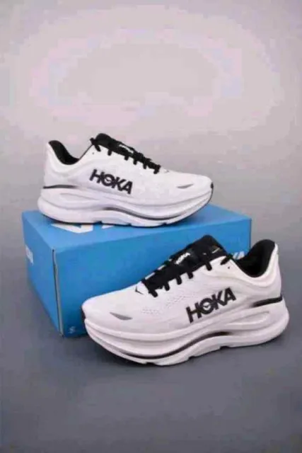 Hoka Bondi 9 White Black 126