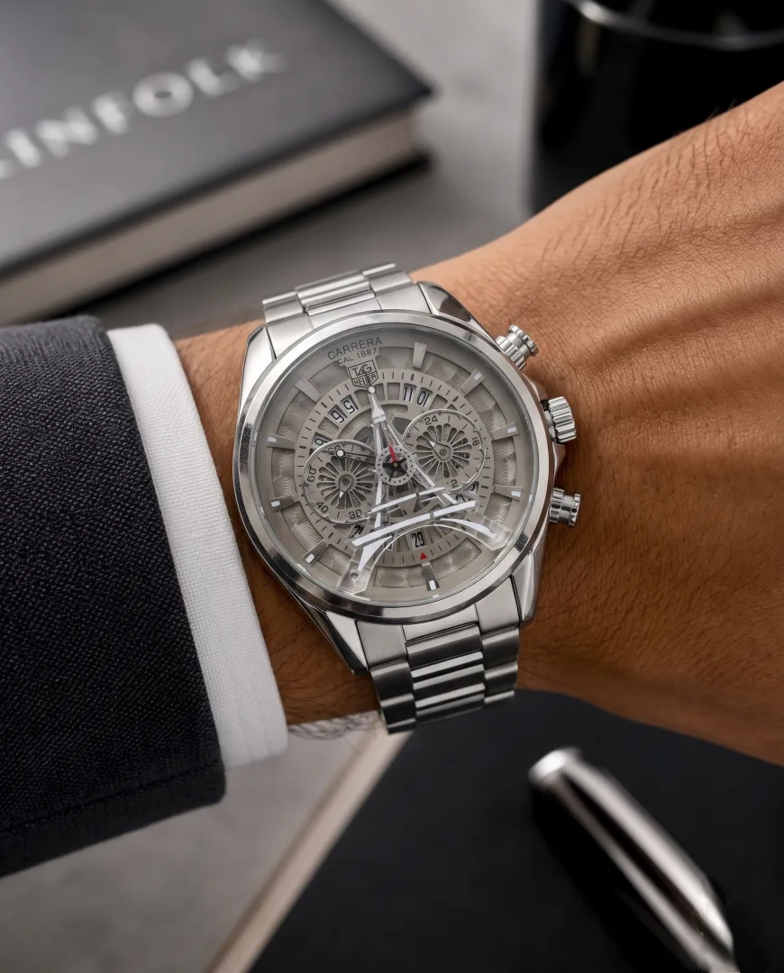 Tag Heuee_r Carrera Paris EiffelTower Silver-Grey