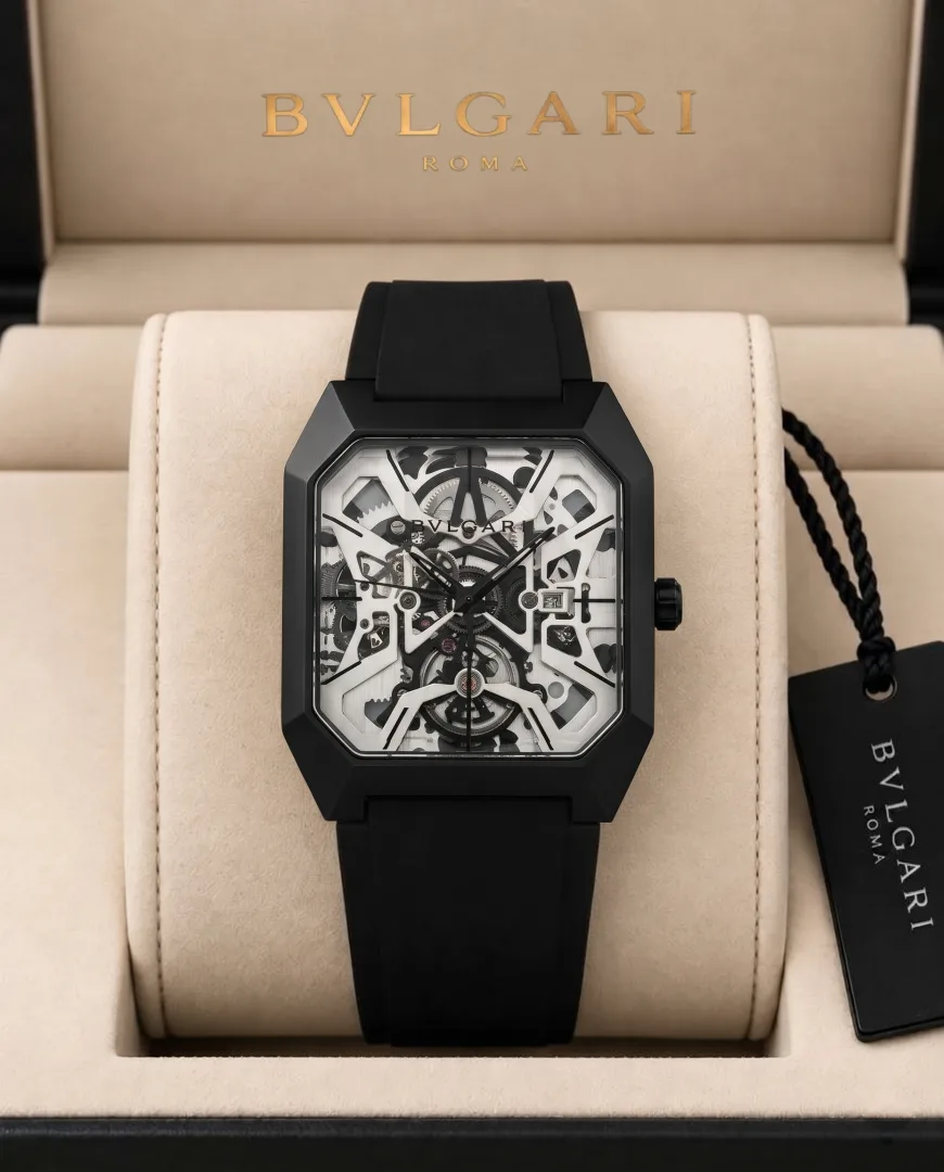 Bvlgari Octo Skeleton Black-White