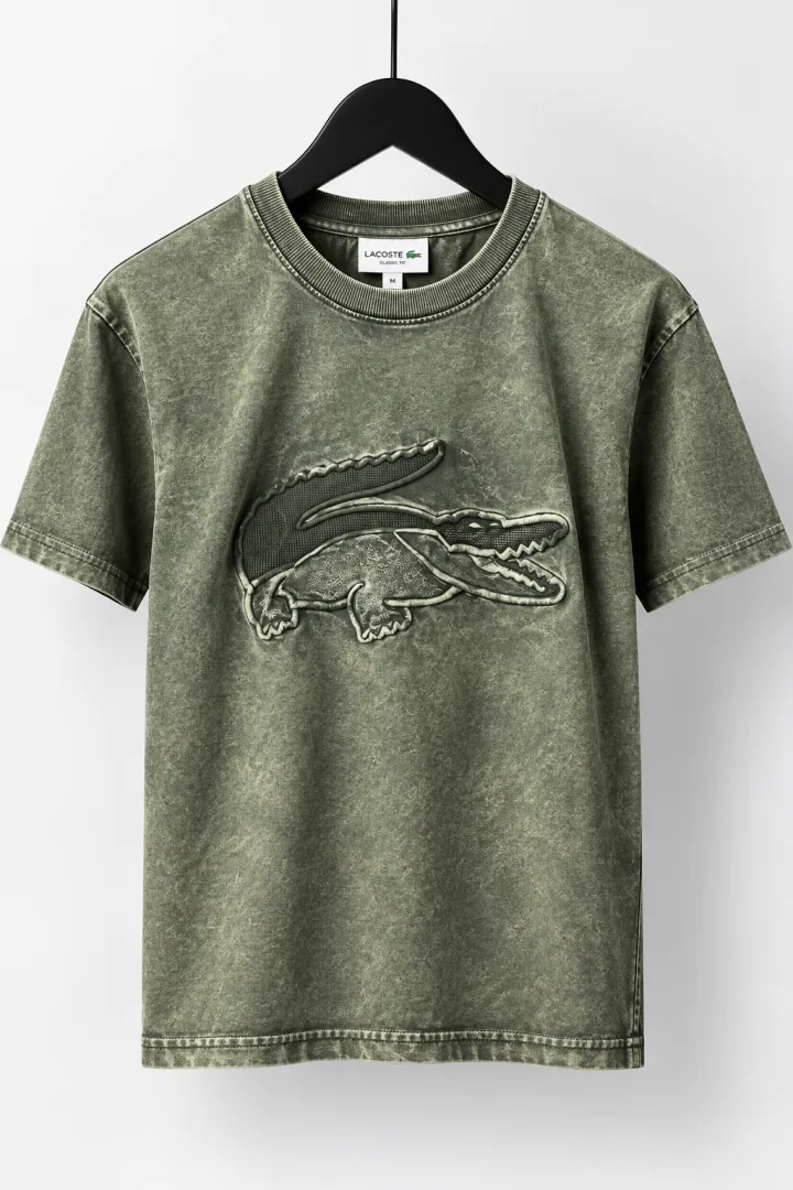 Lacost Premium Acid Wash Premium T-Shirt 2477