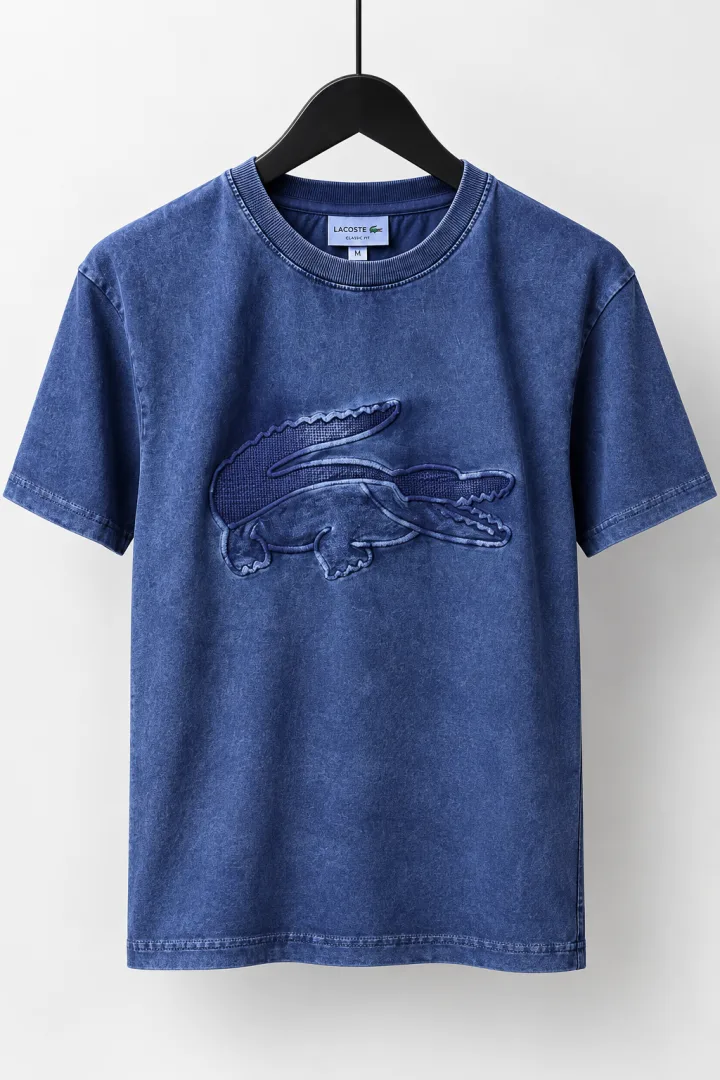Lacost Premium Acid Wash Premium T-Shirt 2474