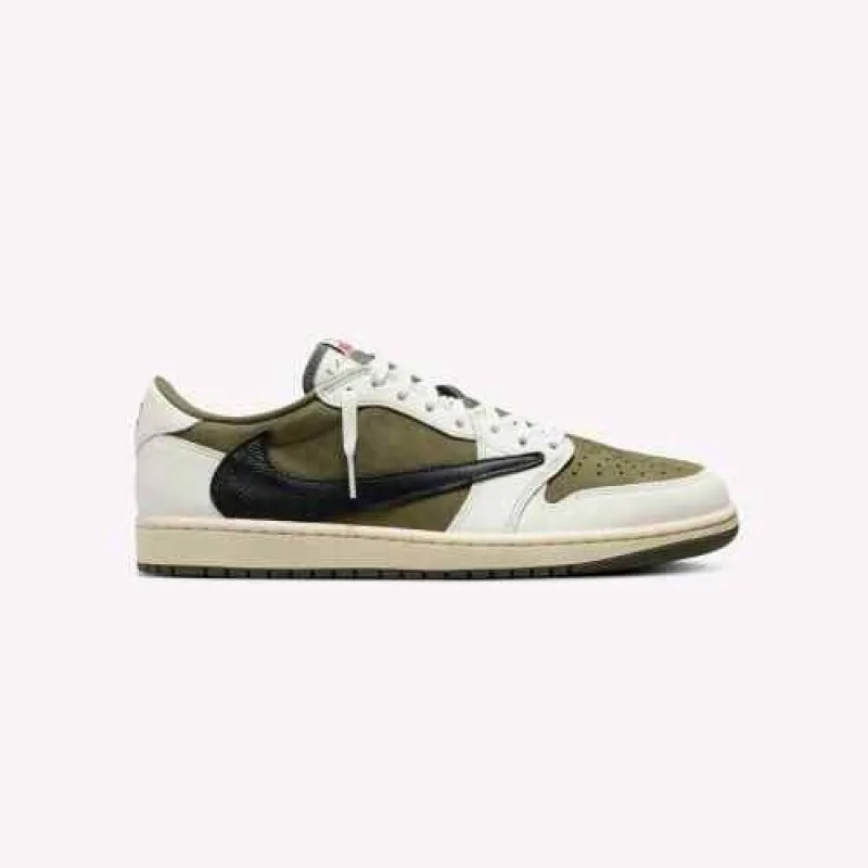 Nikke Air Jordan 1 X Travis Scott Retro Low OG Sp Medium Olive