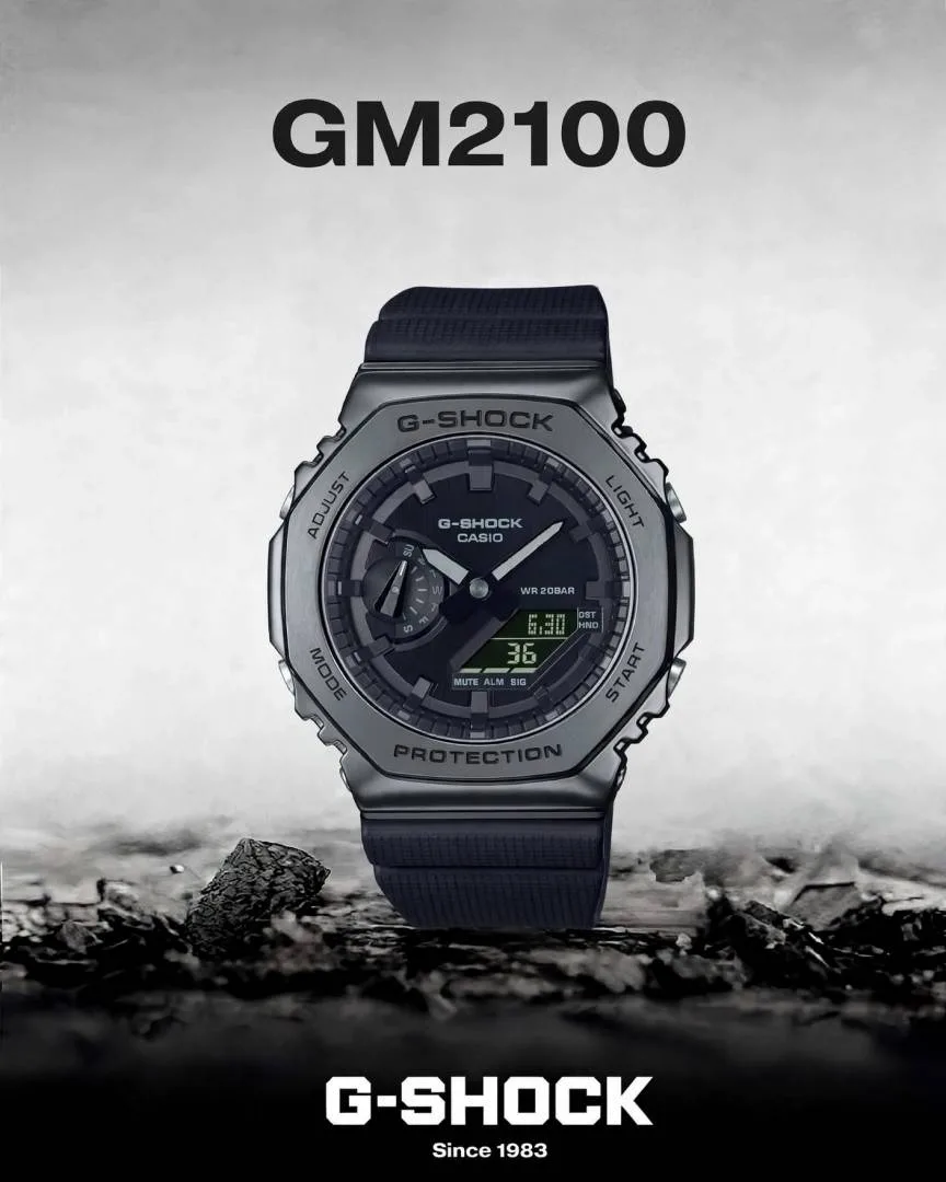 Casio g shock gm2100 full black