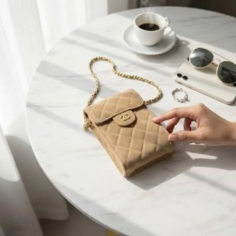 Chennel mobile holder cum sling bag with box 6051