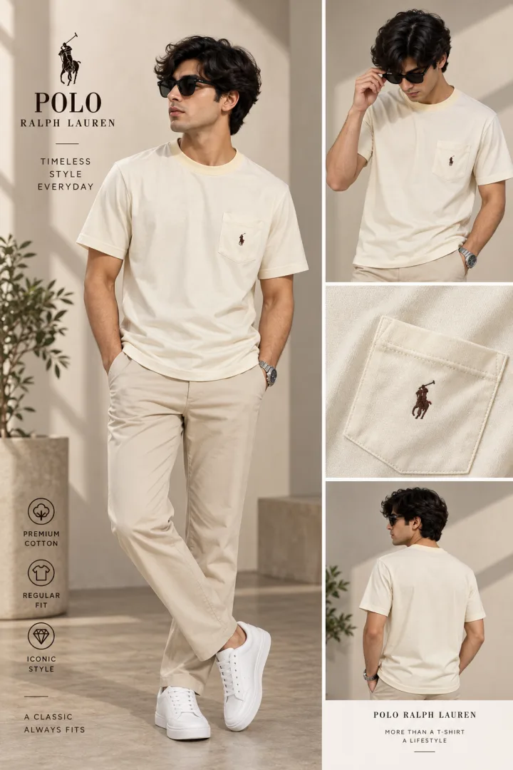 Ralp Laure-n RL Premium Round Neck T-Shirt 2610