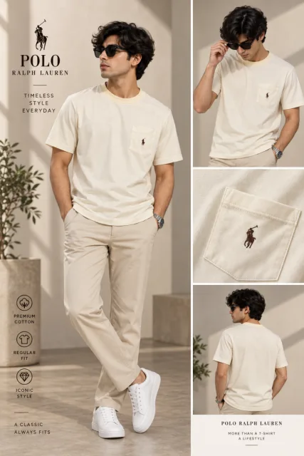 Ralp Laure-n RL Premium Round Neck T-Shirt 2610