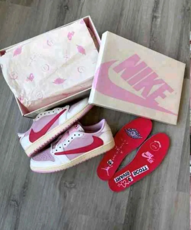 Nikke Air Jordan Retro 1 Travis Scott Tropical Pink