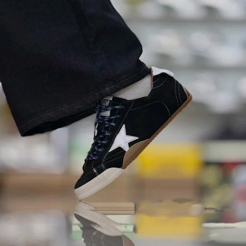 Golden Goose True Star Black White 1301