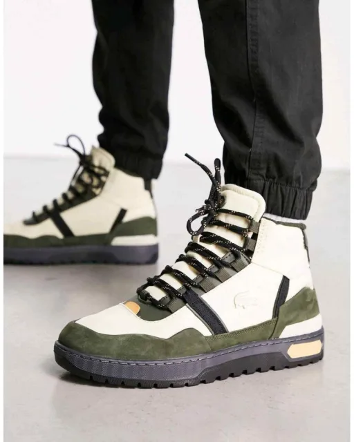 Lacost T Clip Winter Mid Beige Dark Green
