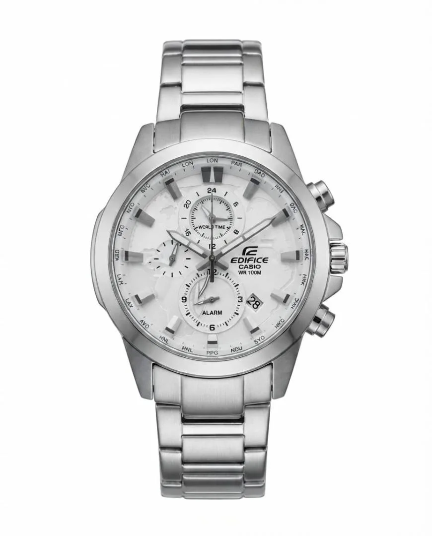Casio Edifice EFR-303D Silver white Dial