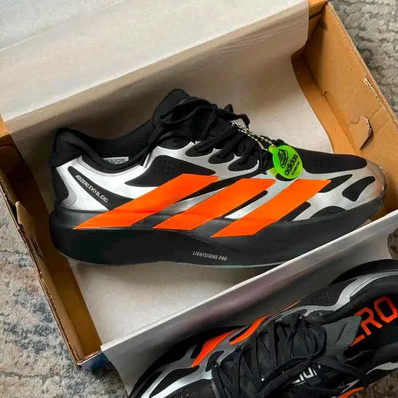 AdiddasS Adizero EVO SL EXO Carbon Lucid Orange