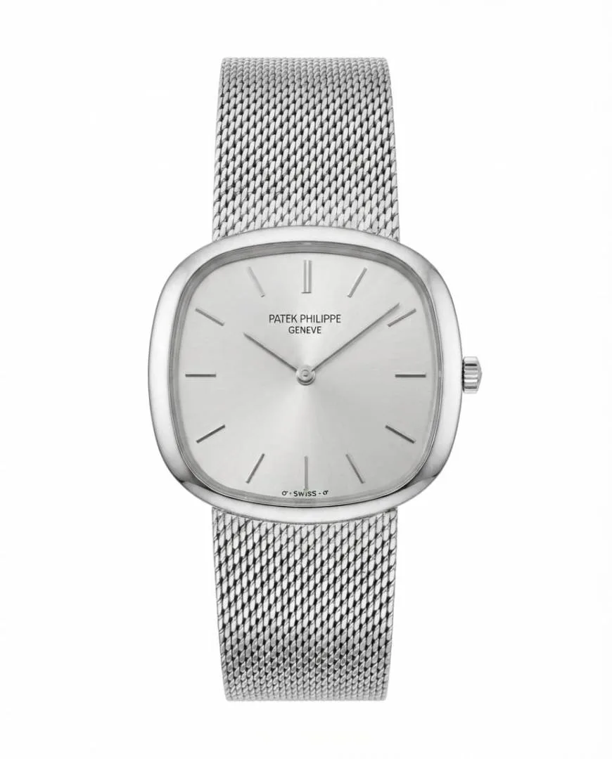 Patek philipe Ellipse Timepiece Silver White Dial